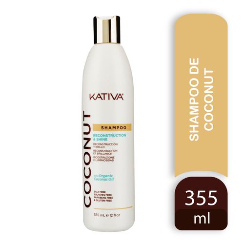Shampoo Kativa Coconut Oil Marula Oil -355ml