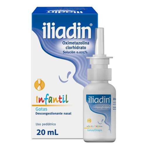 Descongestionante Nasal Iliadin Infantil Gotas - 20ml