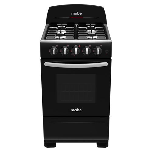 Cocina de gas Mabe negra Ema5105Sn0 20 Pulgadas