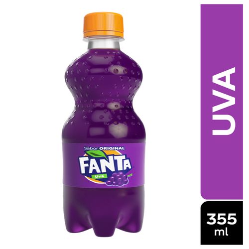 Gaseosa Fanta uva regular - 355 ml