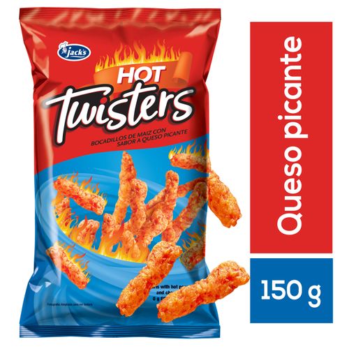 Snack Jack's twisters de queso picantes- 150 g