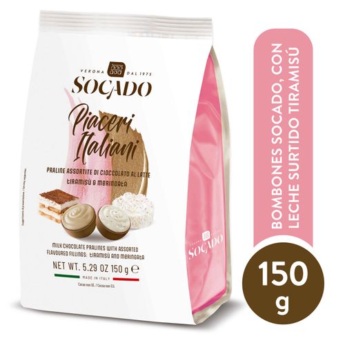 Bombones De Chocolate Socado Surtido Piaceri Italiani - 150 g
