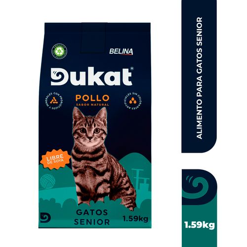 Alimento Dukat Para Gato Sabor Pollo - 1590 g