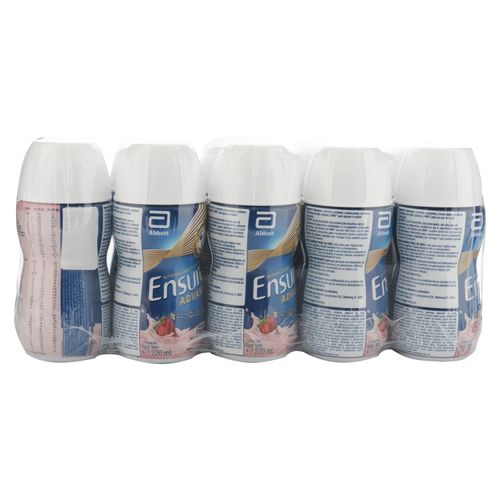 Complemento alimenticio Ensure advance fresa 10 pack - 2200 ml