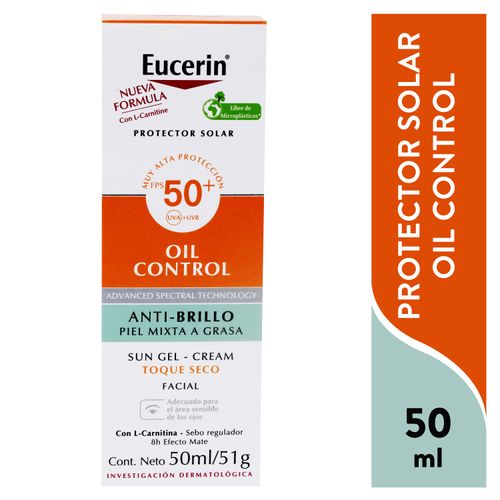 Protecto Sola Eucerin Oil Control Toque Seco SPF50+ -50ml