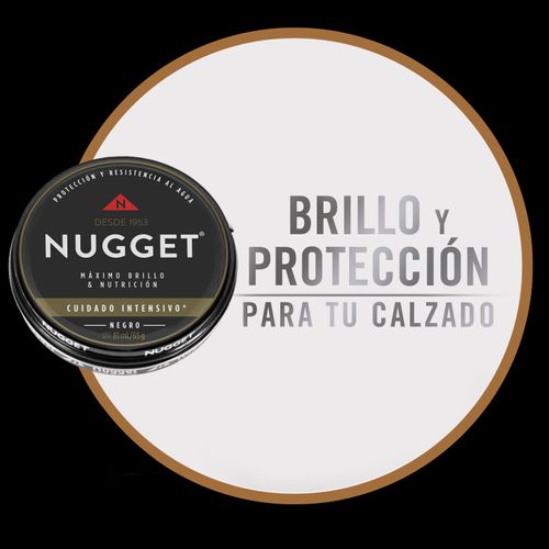 Betún Nugget en pasta color negro - 65 g