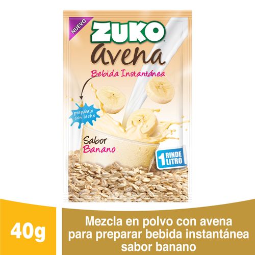 Bebida en Polvo Zuko Avena Banano -40 g
