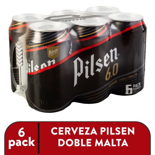 Cerveza Pilsen 6.0, 6 pack Lata- 350ml