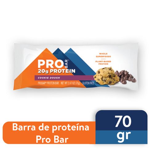 Barra de proteína Pro Bar, galleta -70g