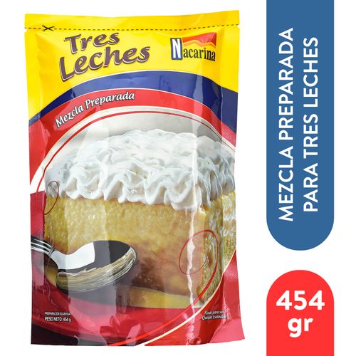 Mezcla Nacarina Preparada Para Tres Leches - 454gr