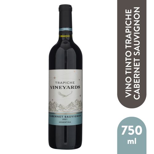 Vino tinto Trapiche cabernet sauvignon - 750 ml