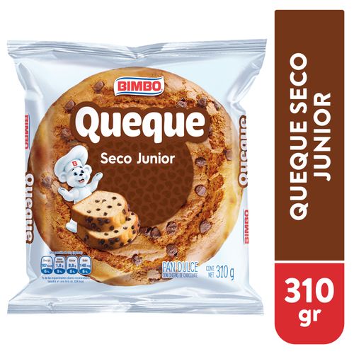 Queque Bimbo seco con chispas de chocolate - 310 g