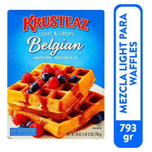 Mezcla Krusteaz Light Crispy Belgian - 793 g