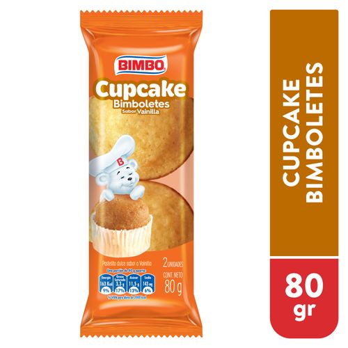 Cupcake Bimbo sabor vainilla 2 Uds - 80 g