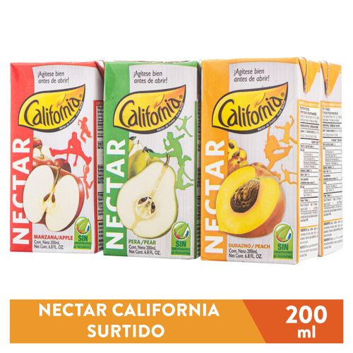 Néctar California Surtido 6 pack - 200 ml