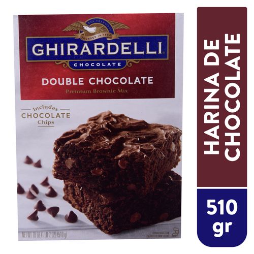 Harina Ghirardeli Double Chocolate Brownie - 510 g