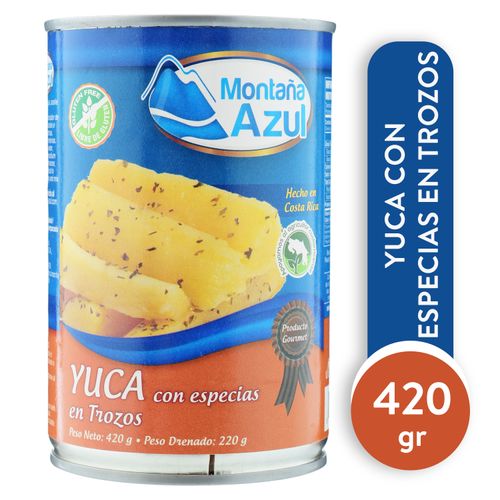 Yuca Montaña Azul Con Especies - 420 g