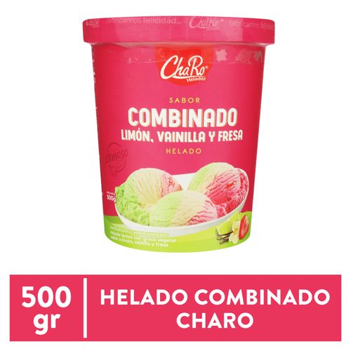 Helado Charo combinado - 500 g