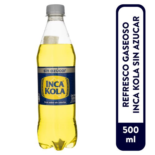 Refresco Inca Kola Gaseosa Sin Azúcar -500ml
