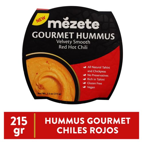 Hummus Mezete gourmet con chili - 215 g