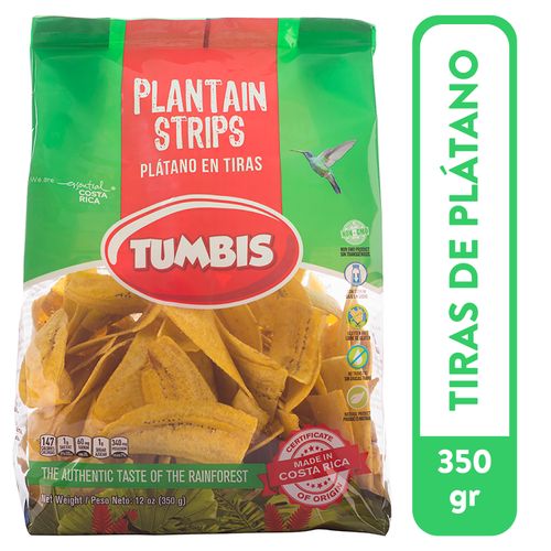 Snack Tumbis Platano Paquete - 350 g
