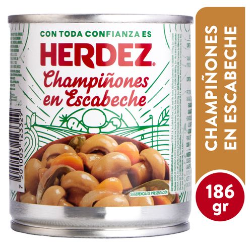 Champinon Herdez Escabeche Lata - 186 g