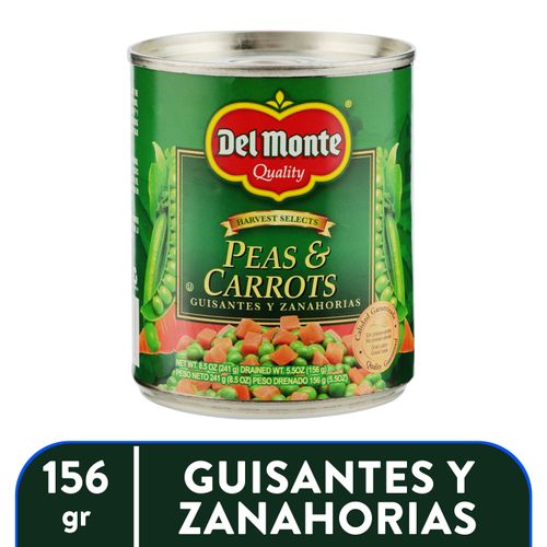 Guisantes y zanahoria Del Monte enlatados - 248 g