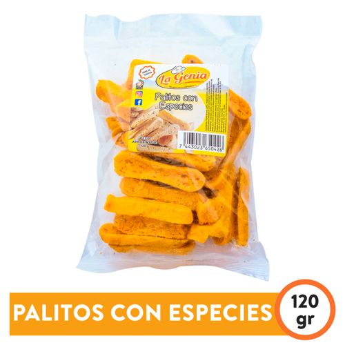 Palitos La Genia con especies - 120 g