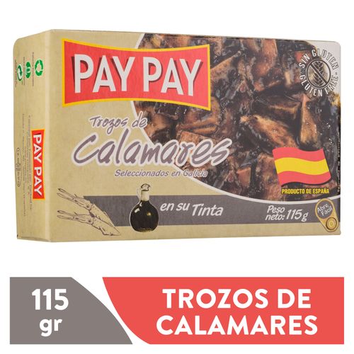 Calamares Pay Pay Trozos Tinta - 115 g