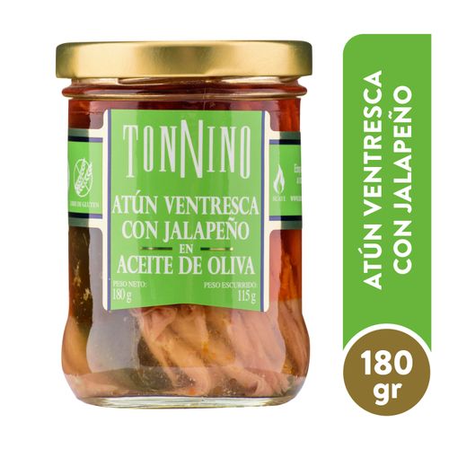 Atún Tonnino Ventresca Premium Jalapeño - 180 g