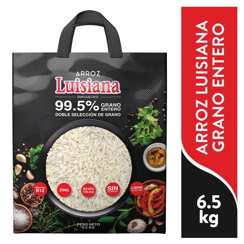 Arroz Luisiana Enriquecido 99/5 Grano Entero  - 6500 g