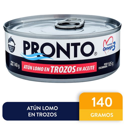 Atún Pronto lomo en trozos en aceite -140 g