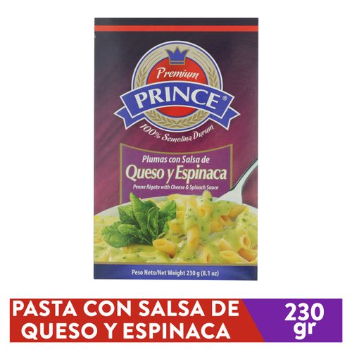 Pasta Roma prince plumas queso - 230 g
