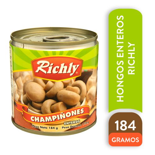 Hongo Richly enteros - 184 g
