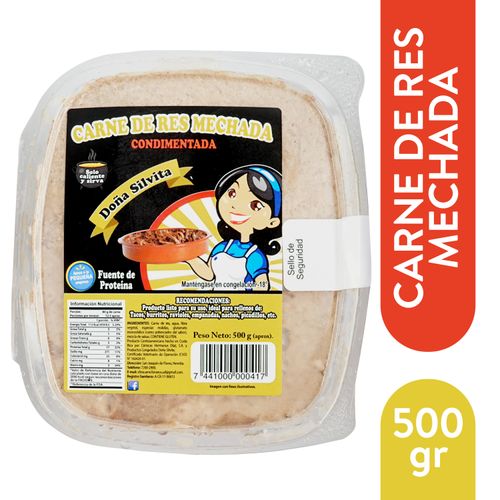 Carne Doña Silvita res mechada condimentada - 500 g
