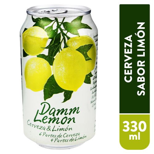 Cerveza Damm Estrella Limón Lata - 330 ml