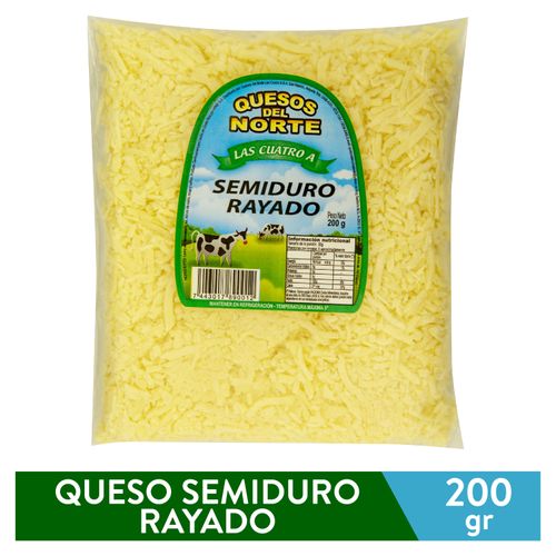 Queso rallado Quesos del Norte semiduro - 200 g