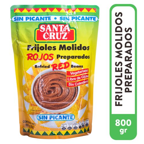 Frijol Santa Cruz molido rojo sin picante - 800 g