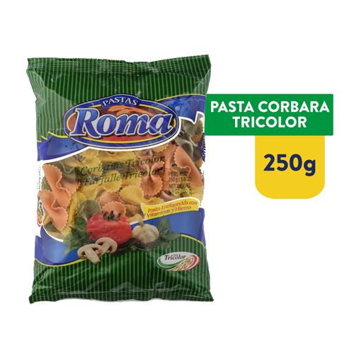 Pasta Pequeña Roma Corbatas Tricolor - 250 g