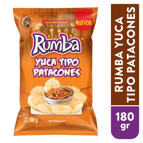 Snack Rumba yuca tipo patacones - 180 g