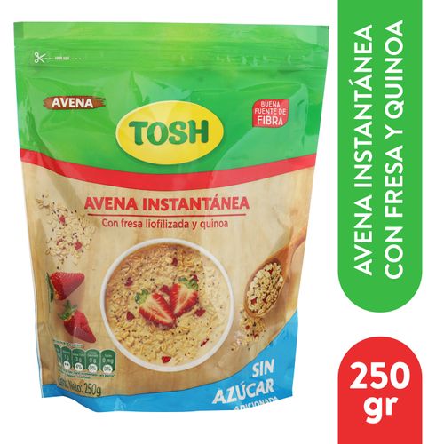 Avena Tosh Fresa Y Quinoa Sin Azúcar - 250 g