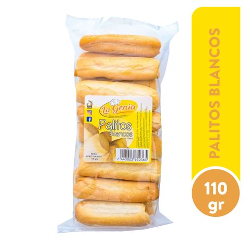 Palitos La Genia Blancos - 110 g