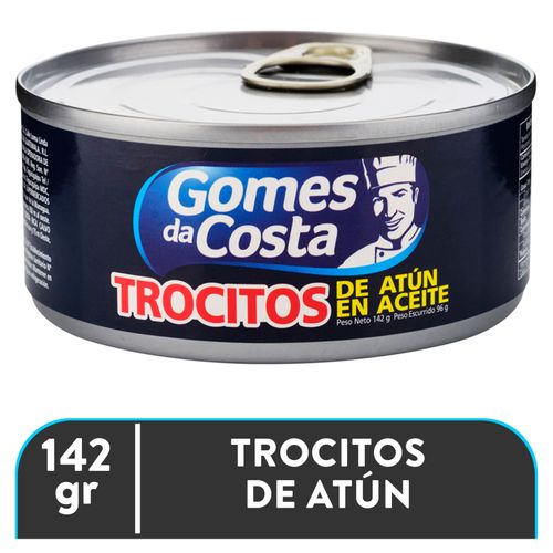 Atún Gomes Da Costa trocitos con aceite - 142 g