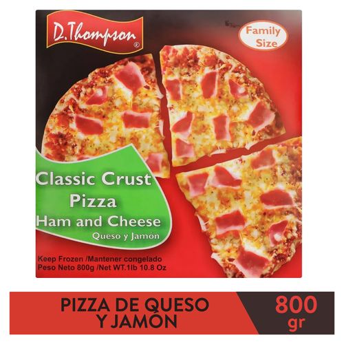 Pizza D. Thompson de jamón - 800 g