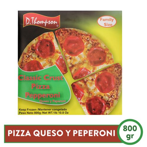 Pizza D.Thompson peperoni - 800 g