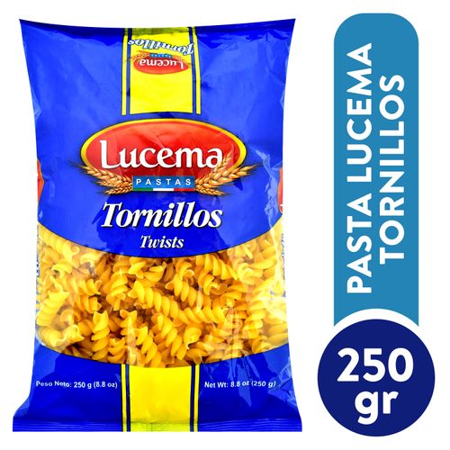 Pasta Lucema Mediana Tornillos - 250 g