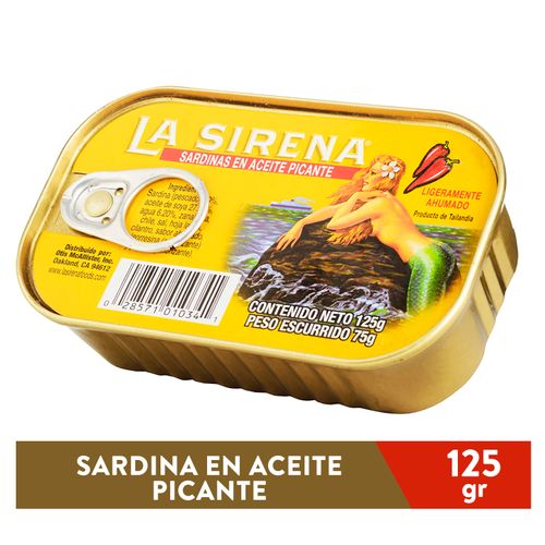 Sardina La Sirenita picante -125 g