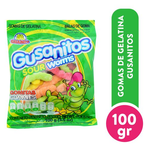 Gomita Guandy Gusanito Acido -100 g