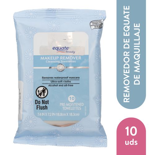 Removerdor Equate Makeup Cleansing Tow 10 unidades