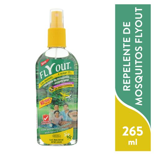 Repelente Fly Out de mosquitos en spray - 265 ml